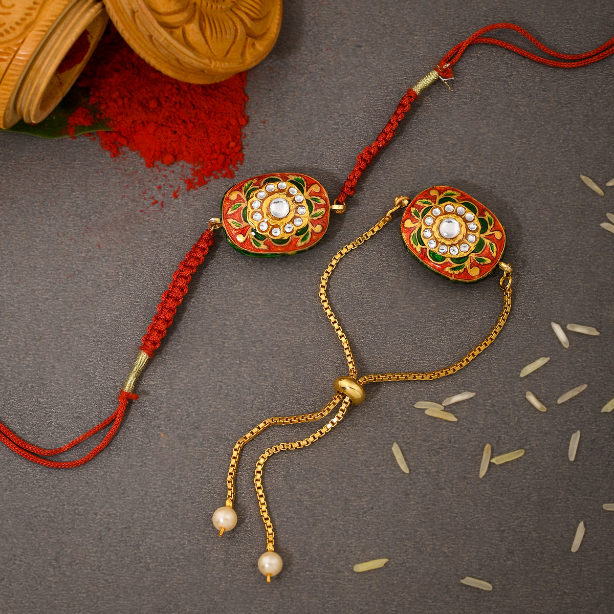 AAHIR (Rakhi,Lumbi- 1 pair)